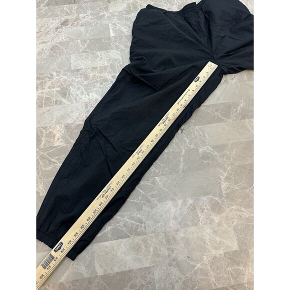 Nike Track Pants Men XXL Black Lined Swishy Wind Vintage WHITE Tag 90s Y2k - Picture 8 of 9